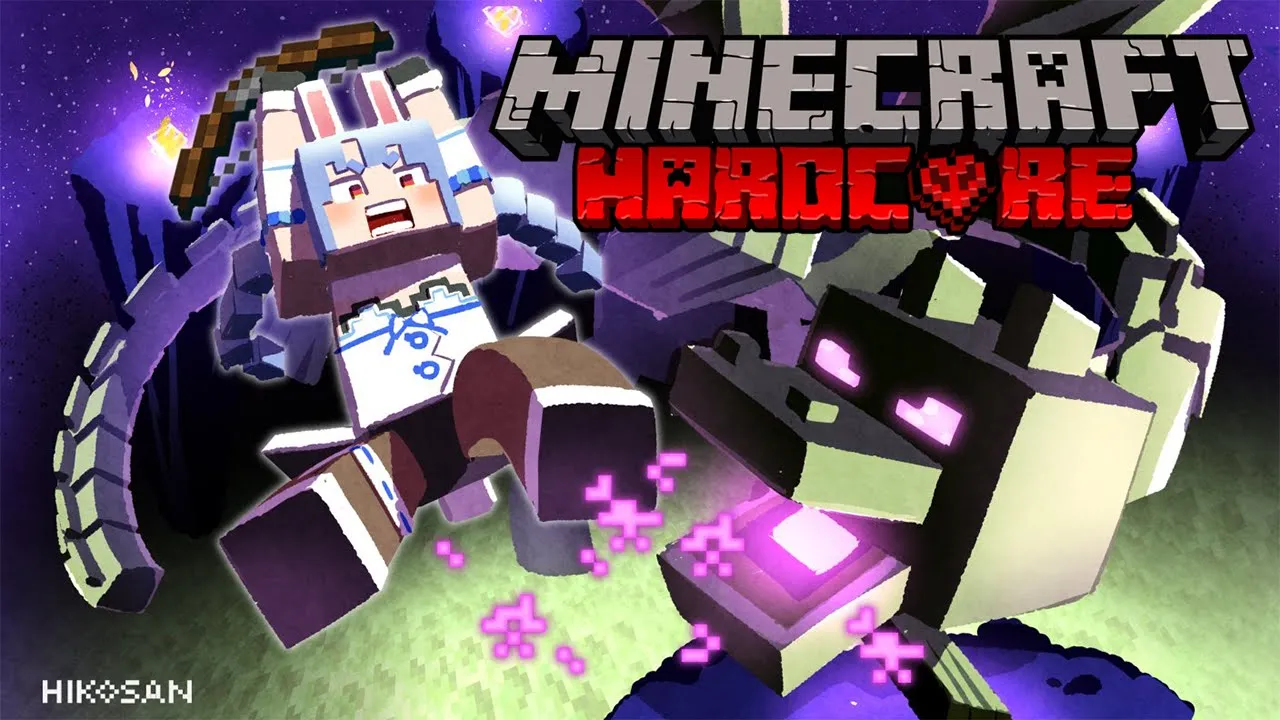 【Minecraft】劇場版４んだら終わり！ハードコアソロでエンドラを討伐する！最終回：破 ぺこ！【ホロライブ/兎田ぺこら】