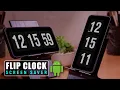 How to Add Flip Clock Screensaver on Android Phones or Tablets