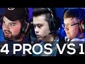 4 PROS VS 1 (HIKO, STEWIE2K, PTR \u0026 WRATH VS NIFTY)