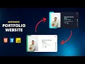 Create a Responsive Personal Portfolio Website Design using HTML CSS and JavaScript part 4
