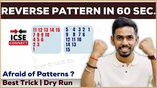 How to solve patterns Reverse Pattern Patterns in java Patterns Programs Prateik Sharma