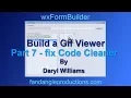 wxFormBuilder Build a Python Gif Viewer Part 7