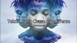 tekno cant chase beat u0026 hook open verse instrumental ruger tour openversechallenge