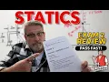 Statics Exam 2 Review Summary