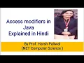 Access modifiers in Java Explained in Hindi