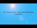 How to Reset the PHP Version to the Default Version Using cPanel with Nayo Hosting