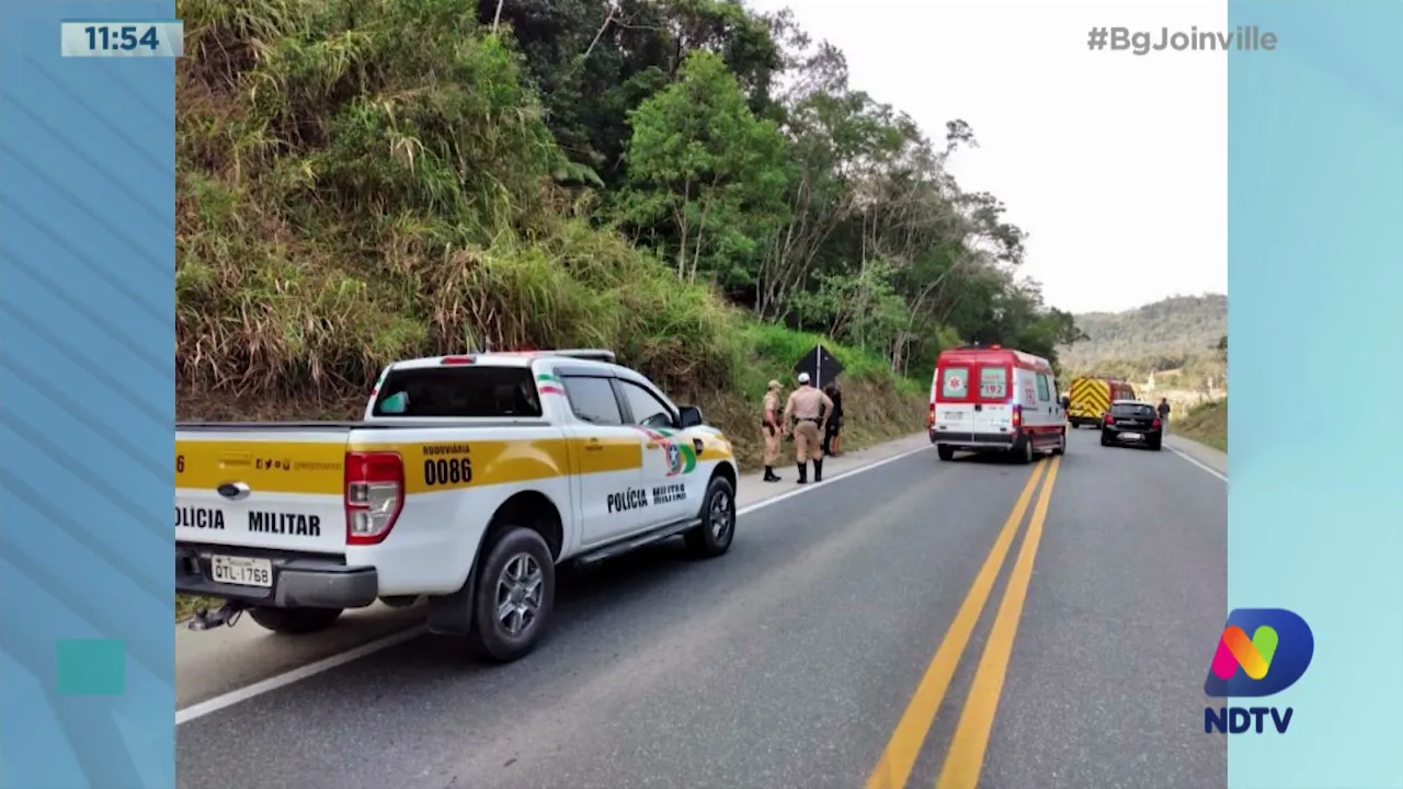 Guaramirim: Motorista perde o controle da direção e atropela ciclistas na SC 108