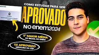 Como eu ESTUDARIA em 90 DIAS para ser APROVADO no Enem 2024