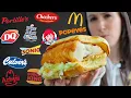 ONLY Fish Sandwiches for 24 HOURS - TOP 10 Chains Ranked