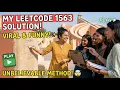 One Split Decides Everything LeetCode 1563 Java