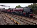 LMS Coronation Class 46233 Duchess of Sutherland on The Cheshireman Railtour at Chester 3 9 2022