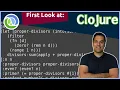 Clojure - First Impression Programming Languages Episode 17