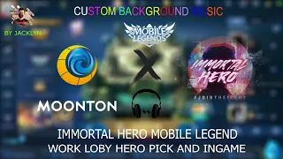 script background music immortal hero legend work 100 mobile legends bang bang