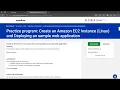 3 AWS Create an Amazon EC2 Instance Linux and Deploying an sample web application Accenture 2026