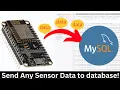 How to send sensor Data from any Arduino board to MySQL Server PHPMyAdmin IoT ESP Wi-Fi module