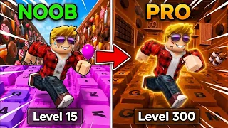 NOOB TO PRO Level 300+ 😱 | +1 Speed Keyboard Escape Roblox Gameplay