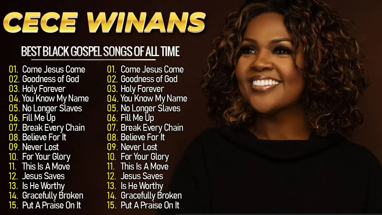 Goodness of God | Powerful Black Gospel Songs by CeCe Winans, Tasha Cobbs, Jekalyn Carr, Sinach
