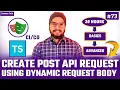 Playwright TypeScript How to Create POST API Request using Dynamic Request API Testing Tutorial