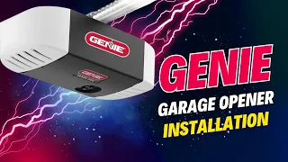 The only you need for installing a garage door opener - Genie