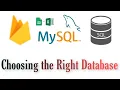 what is best database for app development mySQL vs Firebase