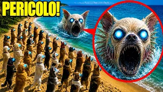 SE VEDI DEI CANI INDICARE L’OCEANO… SCAPPA! 😱
