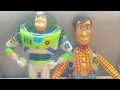 Thinkway Toys Toy Story 1997-1999 Buzz And Woody Interactive Buddies Over 100 Sayings
