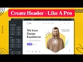 Create A Beautiful Responsive Header in Bricks builder