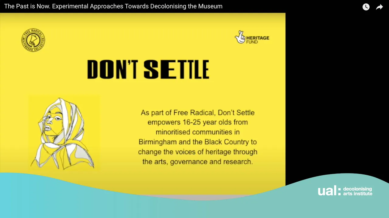 The Past is Now. Experimental Approaches Towards Decolonising the Museum
