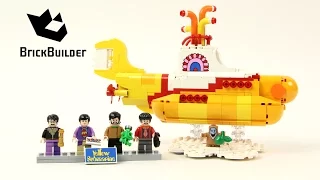 Lego Ideas 21306 The Beatles Yellow Submarine - Lego Speed Build