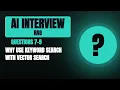 AI Engineer Interview RAG Retrieval Quality Hybrid Search Rerankers and What They Cost