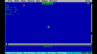 Qbasic 2 - let and string