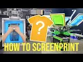 Screen Print Your Own T-Shirt Step by Step Tutorial