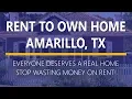 Rent to Own Homes in Amarillo Texas