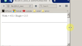 jQuery - Get Browser ViewPort Size in Real Time
