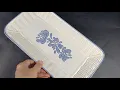 Vintage Pfaltzgraff Yorktowne Basket Weave Bread Tray - Platter