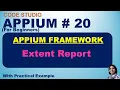 Appium With Java Tutorial 20 Appium Framework Java Maven TestNg POM Extent Report