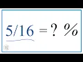 as a Percent