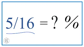 as a Percent