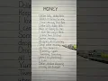 Download Lagu lisa money lyrics #lisa #money #blackpink #song #lyrics