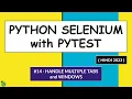 Selenium Python Hindi Tutorial - Handle Multiple Tabs and Windows