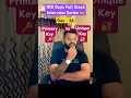 - Full Stack interview Differences between Primary Key and Unique Key