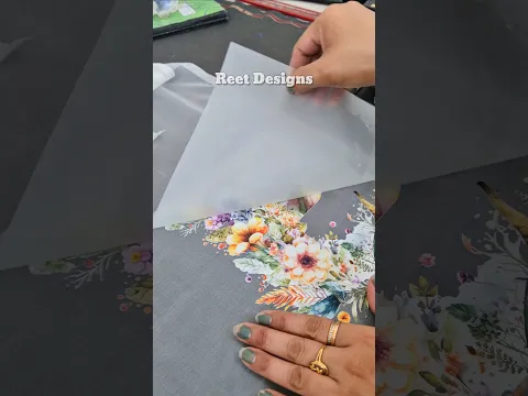 Heat transfer sticker for fabric/ 3d dtf stickers #musthave #heattransferprinting #unboxing