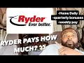 Ryder Truck Drivers make BANK Home Daily Free Hotels Per Diem