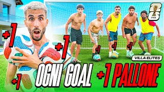 ⚽ AD OGNI GOAL AGGIUNGI un PALLONE in VILLA ELITES! (ft. NAPOLI CREATORS e SIMONE CRISPO)