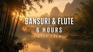 Bansuri & Flute Music | 6 Hours of Deep Calm & Serenity | Buddha's Lounge