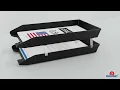 Acrimet Facility 2 Tier Letter Tray Front Load Legal Size (Black Color) Code 258.8 - Video 5 of 1
