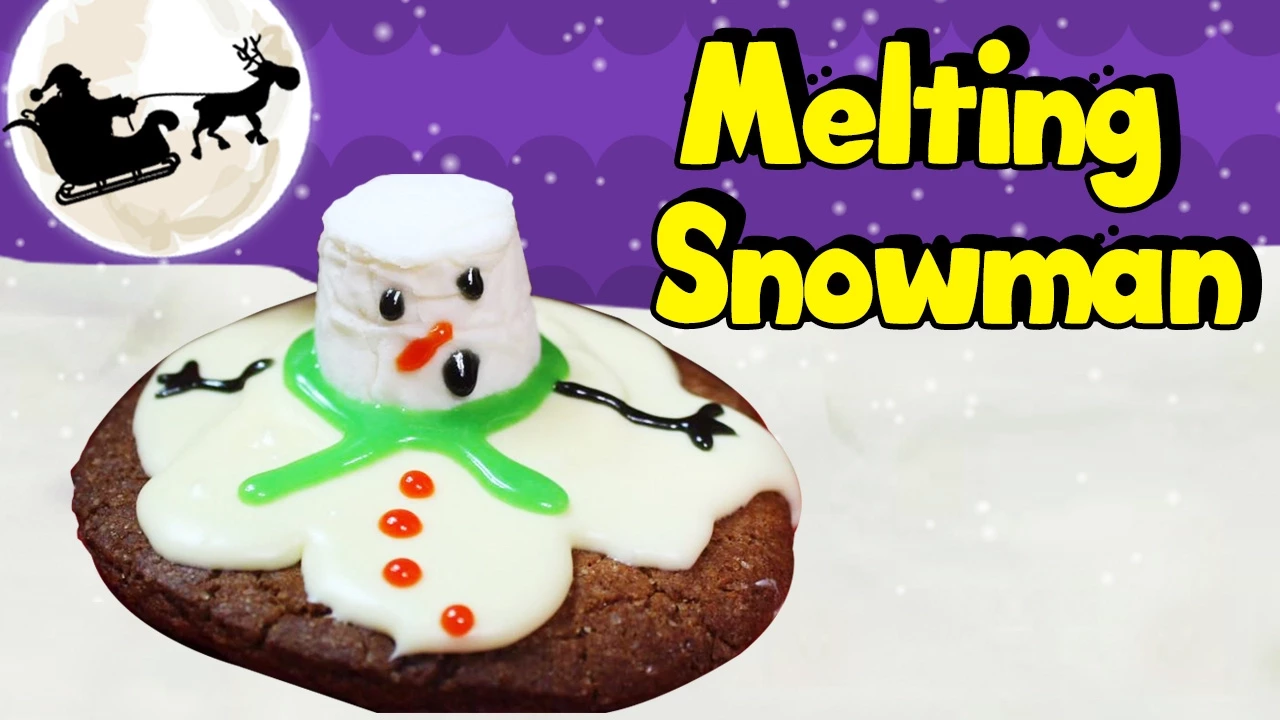 How To Make Christmas Melting Snowman Cookies