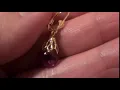ROSS SIMONS 1 20 ct t w Floating Ruby Drop Earrings in 14kt Yellow Gold
