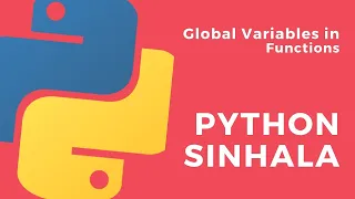 Python Sinhala Part 25 - Access an Global Variable in a Function