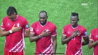 جماهير جنوب السودان يرددون نشيد العلم السوداني 